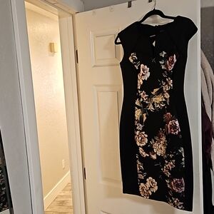 Black & Multicolored Dress